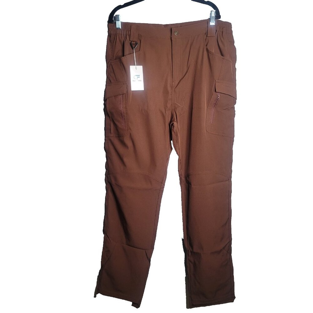 Flexcamo XXL 34 Brown Tactical Pants Texwix Flex Cargo for Men Hiking Work